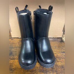 Stylish Black Leather Boots